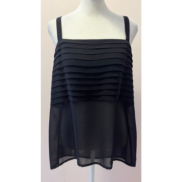 Louis Feraud Tops - LOUIS FERAUD Vintage Tiered Pleated Camisole Tank EUR Size 14
